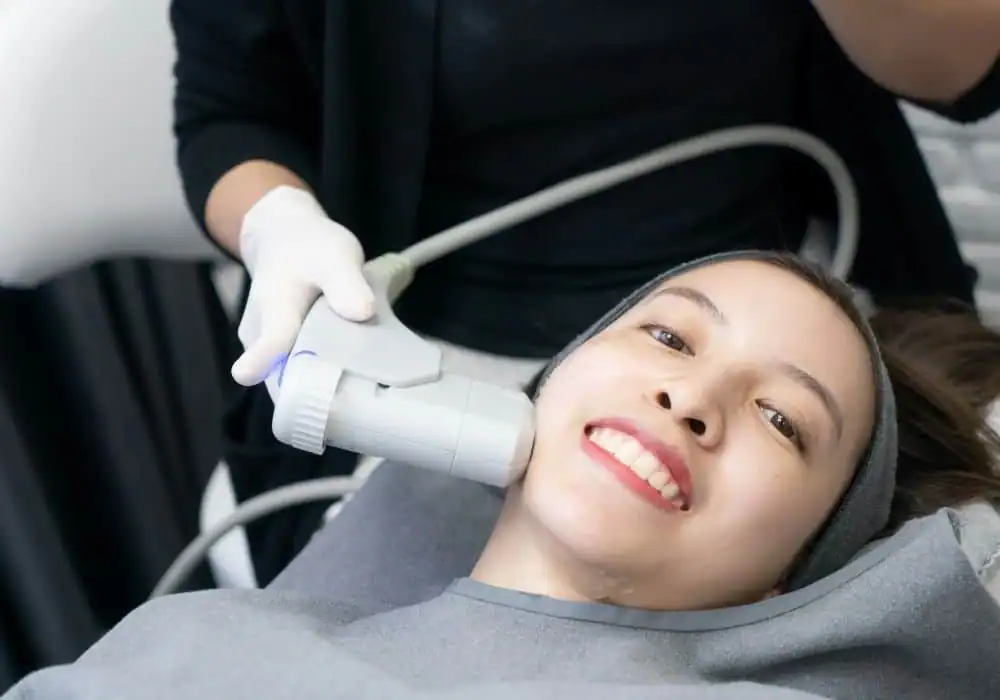 HIFU treatment North Kensington in progress