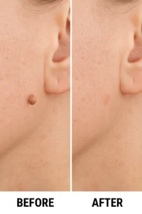 Skin tags removal North Kensington before and after