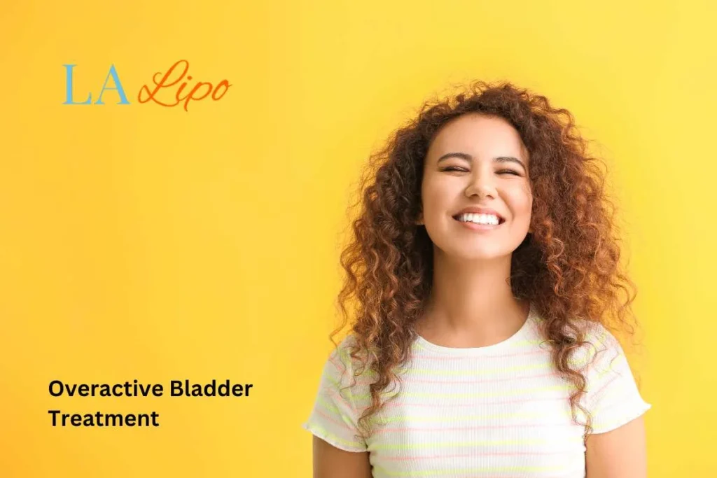 woman smiling about overactive bladder treatment North Kensington solutions